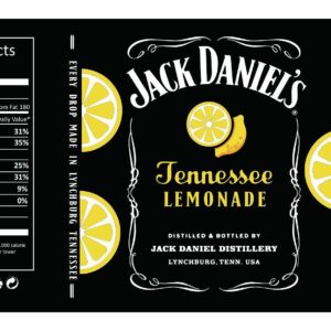 Fan made Jack Daniels Lemonade Flavor Label - 2024