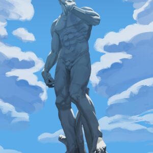 Statue study of David (Marseille)